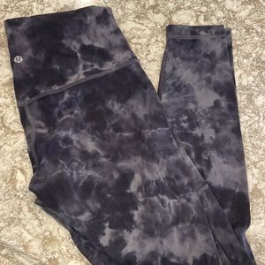 LULU LEMON ALIGN LEGGINS - diamond dye grey graphite grey - 28”